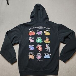 Broken Promises Frog Hoodie Emotions Sweatshirt Top